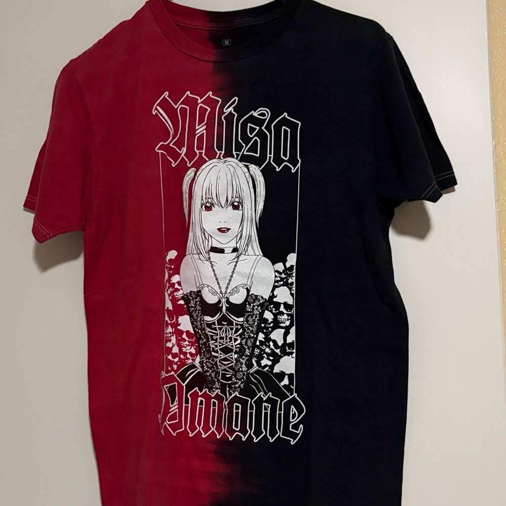Ripple Junction Misa Amane Kids T-Shirt - Black and Red